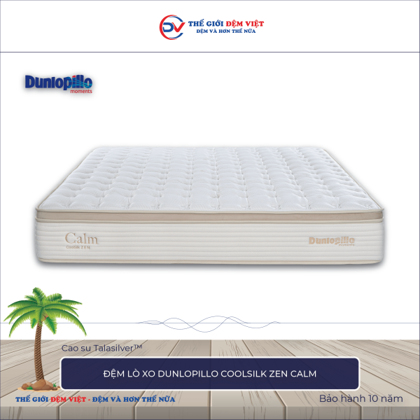 Đệm lò xo Dunlopillo CoolSilk ZEN Calm
